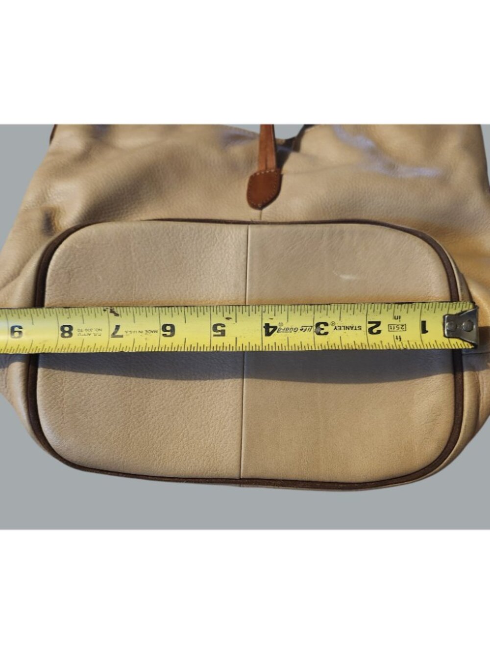 J. Jill Leather Crossbody Hobo Bucket Bag Boho Hippie Purse - Picture 12 of 15